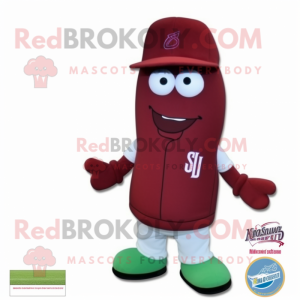 Maroon Zucchini maskot...