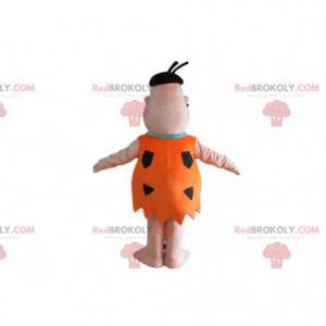 Mascot Fred Flintstones, famous prehistoric character -