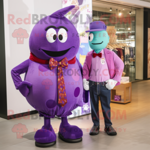 Purple Grenade mascotte...