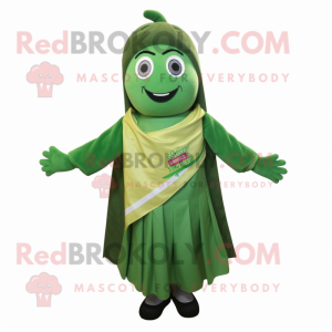  Zucchini maskot kostume...