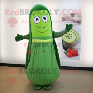  Zucchini mascotte kostuum...