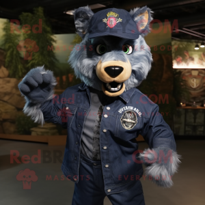 Navy Werewolf maskot...