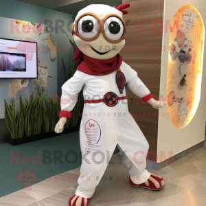 nan Doctor mascot costume character dressed with a Leggings and Wraps