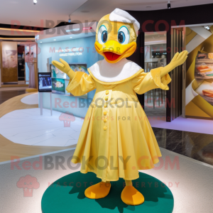 Gold Duck maskot...