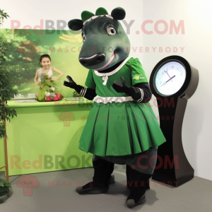 Forest Green Tapir mascotte...