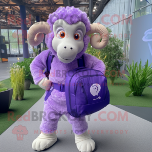 Lavender Ram mascotte...