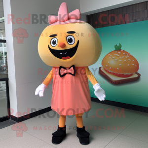 Peach Hamburger maskot...