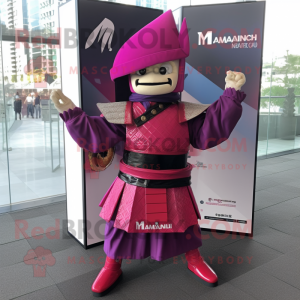 Magenta Samurai maskot...