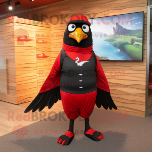 Red Blackbird maskot...