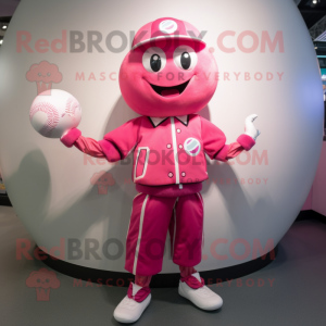 Rosa Baseball Ball maskot...