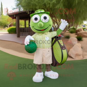 Oliven golfball maskot...