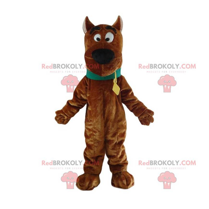 Mascote Scooby-Doo, o famoso cachorro marrom dos desenhos Mascote Scooby-Doo, o famoso cachorro marrom dos desenhos