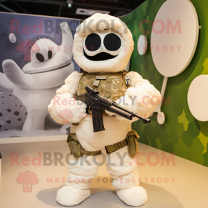 Cream Sniper maskot kostume...