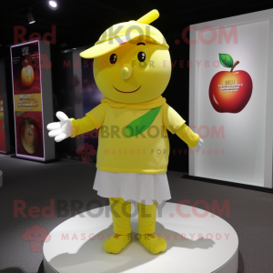 Yellow Apple mascotte...