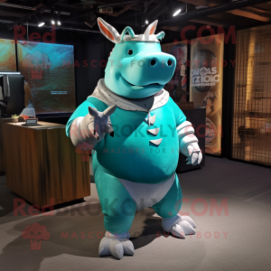 Turquoise Rhinoceros...