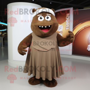 Brown Ice maskot kostume...