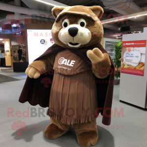 Brown Ice maskot kostume...
