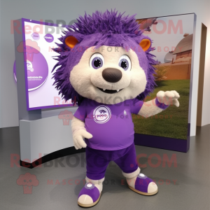 Lilla Hedgehog maskot...