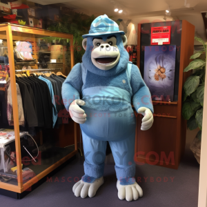 Himmelblauer Gorilla...