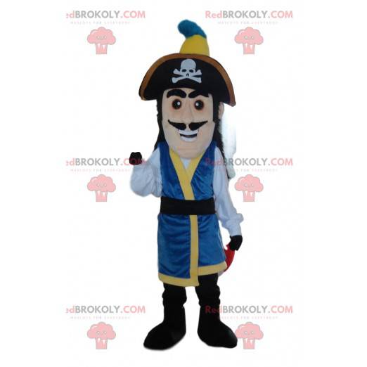 Piratmaskot, piratkaptendräkt - Redbrokoly.com