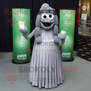 Grå Guinness maskot drakt...