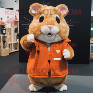 Rost hamster maskot kostym...