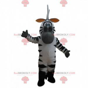 Maskot Marty, den berömda zebraen från Madagaskar-tecknade