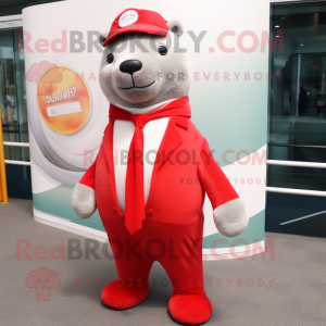 Red Seal mascotte kostuum...