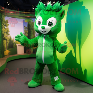 Forest Green Acrobat maskot...