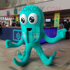 Turkis Octopus maskot...