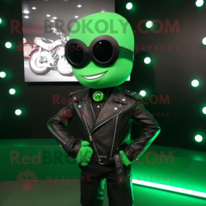 Grøn forlovelsesring maskot...