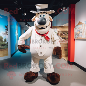 nan Beef Stroganoff mascot costume character dressed with a Trousers and Ties