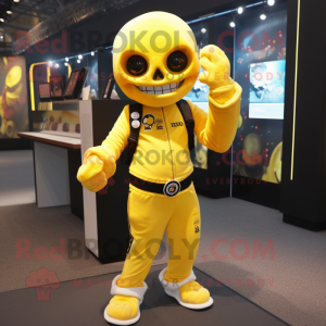 Yellow Skull mascotte...