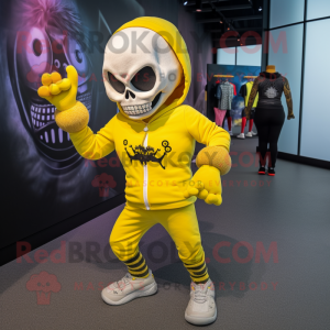 Yellow Skull mascotte...