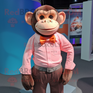 Peach Chimpansee mascotte...