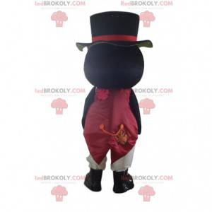 Pretty penguin mascot very elegant and entertaining -