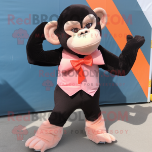 Peach Chimpansee maskot...