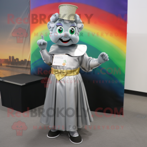 Grauer Maskottchen Kostüm...