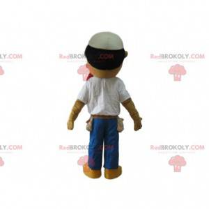 Worker mascot, handyman costume, handyman - Redbrokoly.com