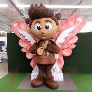 Brun Amor maskot kostume...