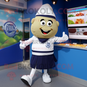 Navy Falafel maskot kostume...