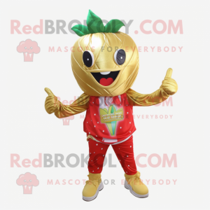 Gold Strawberry mascotte...