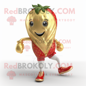 Gold Strawberry mascotte...