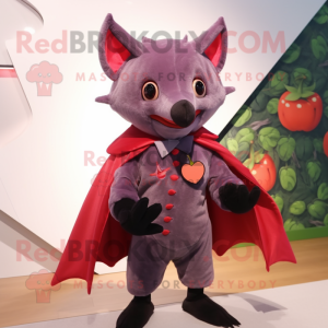 Red Fruit Bat mascotte...