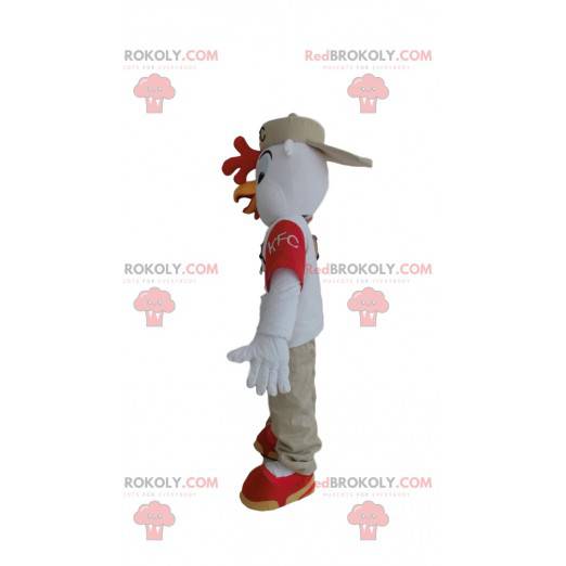 Kurczak maskotka KFC, ubrany kostium kurczaka - Redbrokoly.com