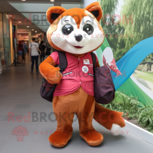  Red Panda mascotte kostuum...