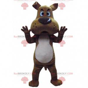 Mascot Scooby-Doo, de beroemde cartoon bruine hond -