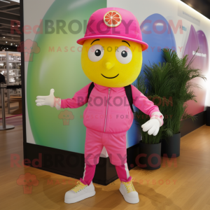 Pink Lemon Maskottchen...