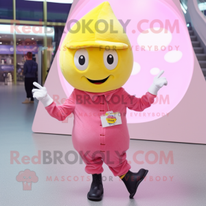 Pink Lemon mascotte kostuum...