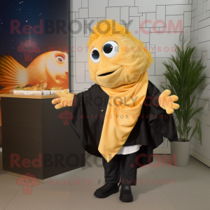 Gold Fish And Chips maskot...